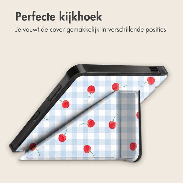 imoshion Design Vouwbare Bookcase Kobo Libra Colour - Cherry Check