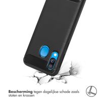 imoshion Brushed Backcover Samsung Galaxy A40 - Zwart