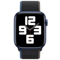 Apple Sport Loop Band Apple Watch Series 1 t/m 10 / SE / Ultra (2) (44/45/46/49 mm) - Charcoal - XL