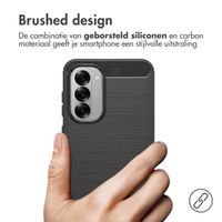 imoshion Brushed Backcover Samsung Galaxy A56 - Zwart