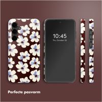 Selencia Vivid Backcover Samsung Galaxy S24 FE - Choco Flower Pop