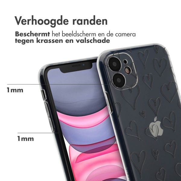 imoshion Design hoesje Apple iPhone 11 - Hearts