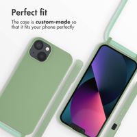 imoshion Silicone Case with Strap Apple iPhone 13 - Green