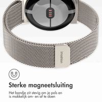 imoshion Milanees magnetisch bandje Google Pixel Watch 3 - 45 mm - Sterrenlicht