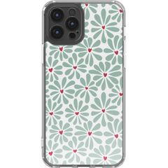 imoshion Design hoesje Apple iPhone 12 (Pro) - Bloom Love Sage Green
