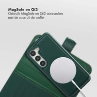 Selencia Olyn Uitneembare Bookcase met MagSafe Samsung Galaxy S23 - Groen