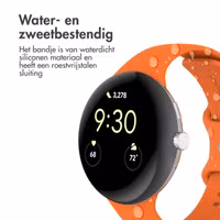 imoshion Siliconen⁺ bandje Google Pixel Watch 3 / 4 (45 mm) - Maat L - Oranje