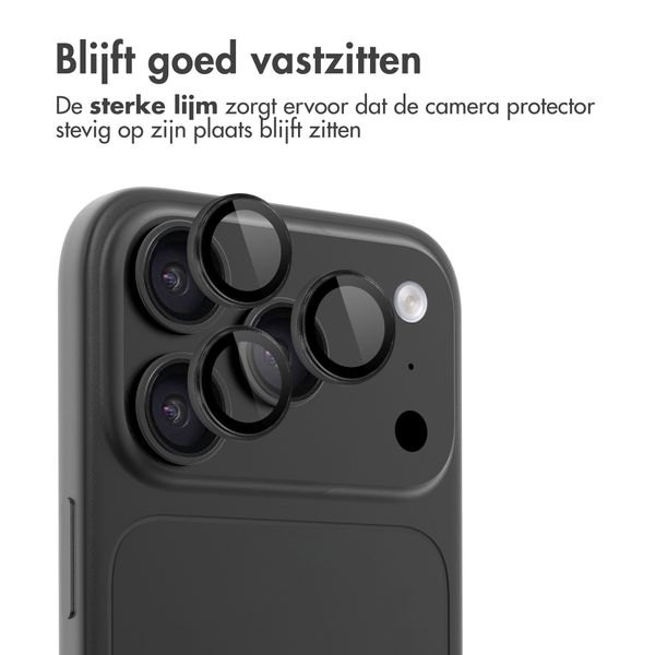 imoshion 2 Pack Camera lens protector voor de Apple iPhone 18 Pro / 18 Pro Max - Black