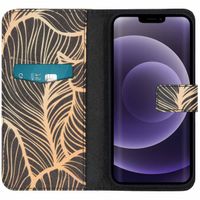 imoshion Design Softcase Bookcase iPhone 13 - Golden Leaves