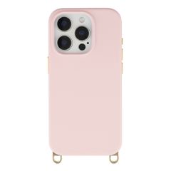 Selencia Rivièra MagSafe Backcover met afneembare haakjes Apple iPhone 15 Pro - Sorbet Pink