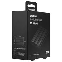 Samsung Portable SSD T7 Shield - 2TB - USB 3.2 Gen 2 - IP65 - Zwart