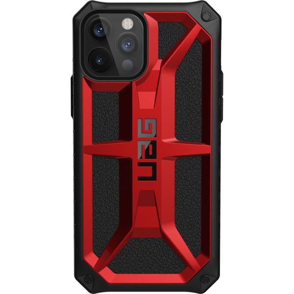 UAG Monarch Backcover iPhone 12 (Pro) - Rood