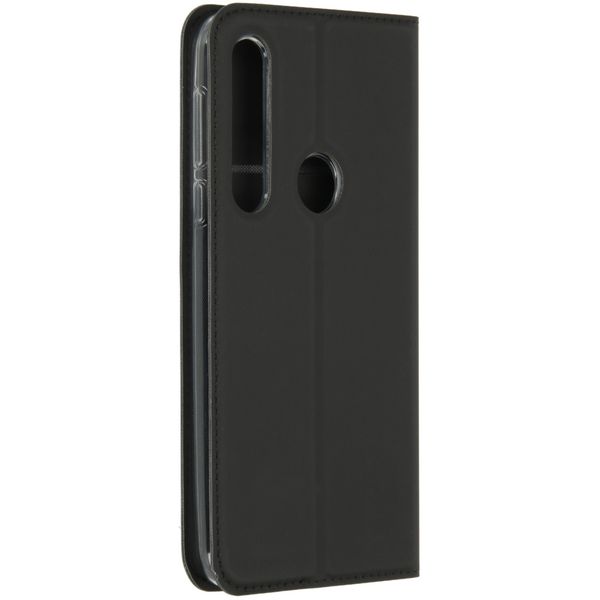 Dux Ducis Slim Softcase Bookcase Motorola One Macro - Zwart