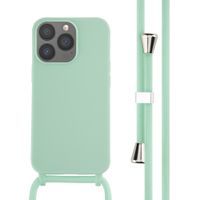 imoshion Silicone Case with Strap Apple iPhone 13 Pro - Mint Green