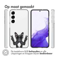 imoshion Design hoesje Samsung Galaxy S23 - Bulldog - Zwart