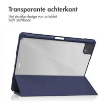 imoshion Trifold Hardcase Bookcase Apple iPad Pro 12.9 (2018/2020/2021/2022) - Donkerblauw
