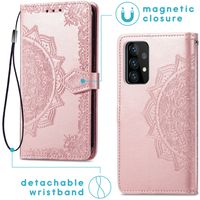 imoshion Mandala Bookcase Samsung Galaxy A52(s) (5G/4G) - Rosé Goud