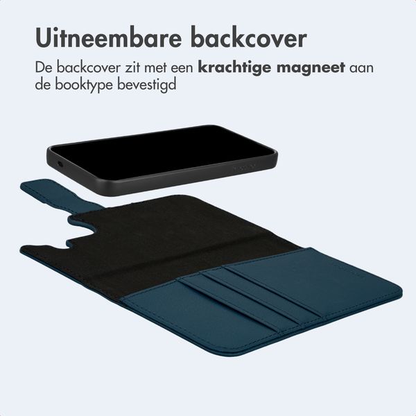 imoshion Uitneembare 2-in-1 Luxe Bookcase Samsung Galaxy S25 - Blauw
