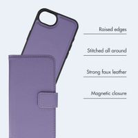 imoshion Detachable 2-in-1 Luxury Bookcase Apple iPhone 17e / 16e - Purple