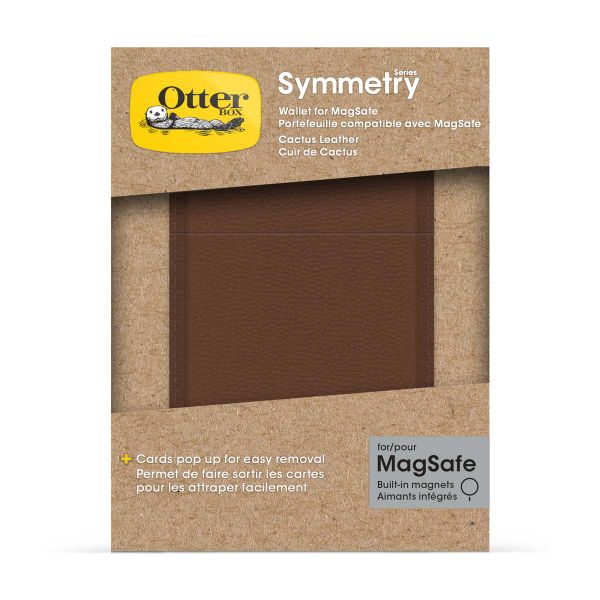 OtterBox Symmetry Cactus Leather MagSafe Wallet - Desert Saddle / Brown