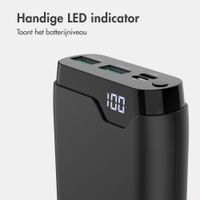 imoshion Powerbank 20.000 mAh - 22,5W Snellader - USB-C / USB-A - Zwart