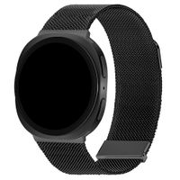 imoshion Milanees magnetisch bandje Samsung Galaxy Watch 9 (40/44mm) / Watch 8 (40/44mm) / Classic (46mm) - Zwart