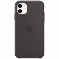 Apple Silicone Backcover Apple iPhone 11 - Zwart