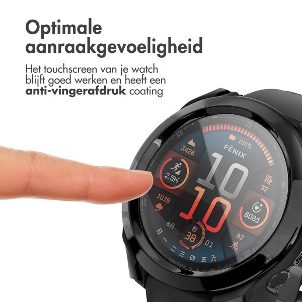 imoshion Full Cover Hardcase Garmin Fenix 8 - 43 mm - Zwart