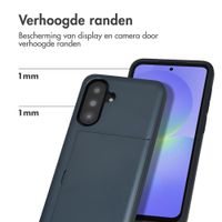 imoshion Backcover met pasjeshouder Samsung Galaxy A37 (5G) - Donkerblauw