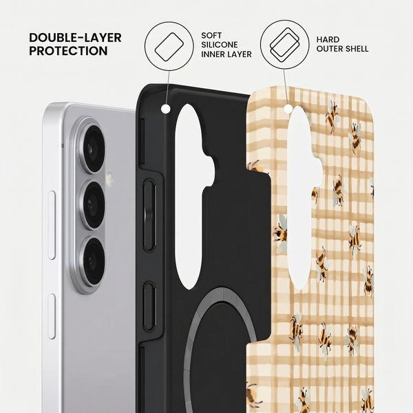 Burga Tough Back Cover with MagSafe Samsung Galaxy S26 - Honeycomb