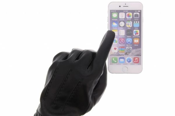 imoshion Echt lederen touchscreen handschoenen - Maat M