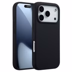 Accezz Liquid Silicone Backcover met MagSafe Apple iPhone 17 Pro - Zwart
