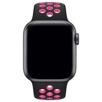 Apple Nike Sport Band Apple Watch | 38/40/41/42 mm - Maat S/M/L - Black / Pink Blast