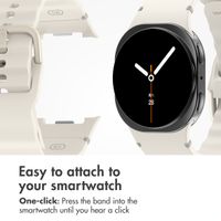 imoshion Wave Silicone Band Samsung Galaxy Watch 9 (40/44mm) / Watch 8 (40/44mm) / Classic (46mm) - Starlight