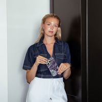 Selencia Vivid Backcover met MagSafe Apple iPhone 15 Pro - Leo Bubble Green