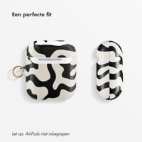 Selencia Vivid Case Apple AirPods 1 / 2 - Art Wave Black