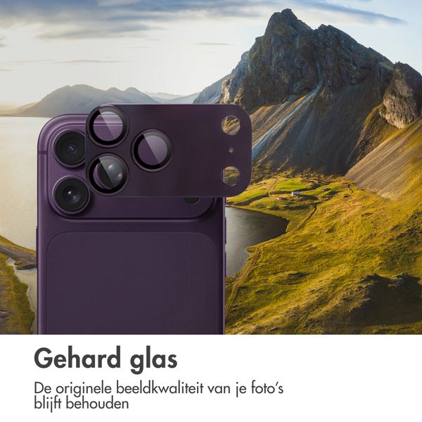 imoshion Camera Protector Glas 2 Pack voor de Apple iPhone 18 Pro Max - Plum