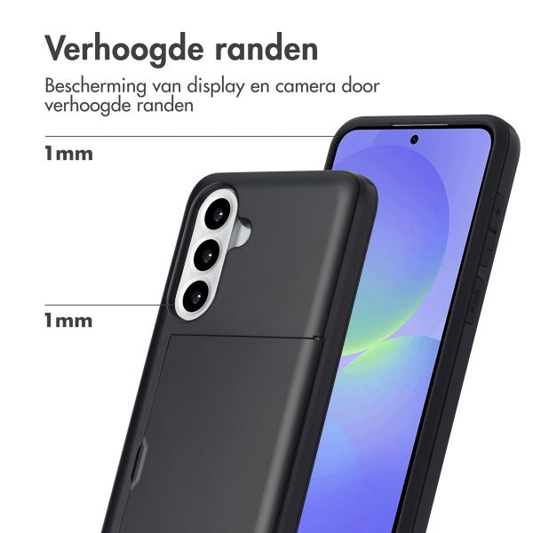 imoshion Backcover met pasjeshouder Samsung Galaxy A36 / A56 - Zwart