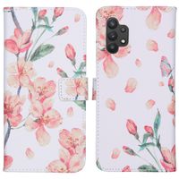 imoshion Design Softcase Bookcase Samsung Galaxy A32 (5G) - Blossom Watercolor