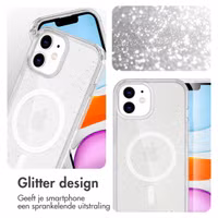 imoshion Sparkle Backcover met MagSafe Apple iPhone 12 (Pro) - Glitter Transparant