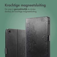 imoshion Mandala Bookcase Samsung Galaxy Tab A9 Plus - Zwart