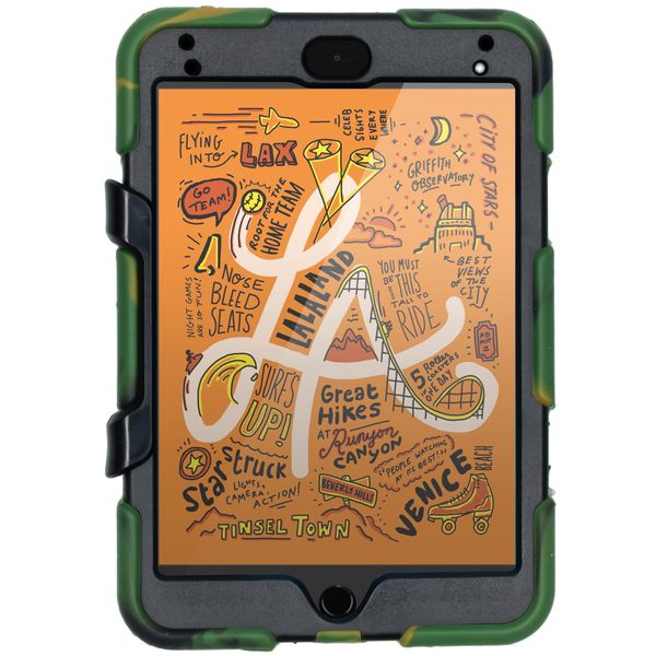 Extreme Protection Army Backcover iPad Mini 5 (2019) / Mini 4 (2015)