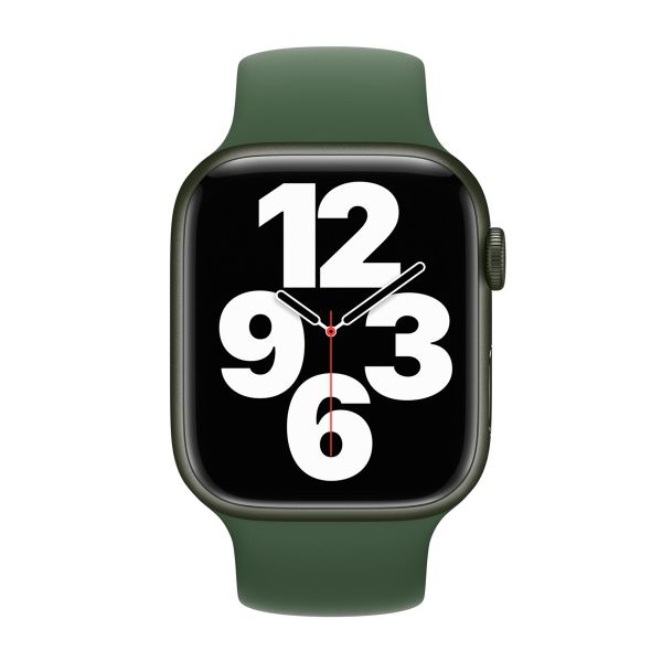 Apple Siliconen solobandje Apple Watch | 38/40/41/42 mm - Maat 2 - Clover