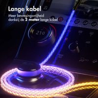 imoshion Lichtgevende Snellaadkabel RGB - USB-C naar Lightning kabel - 2 meter