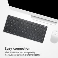 imoshion Wireless Bluetooth Keyboard - Wireless Keyboard - QWERTY - Black