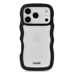 Holdit Wavy Case Apple iPhone 17 Pro Max - Black / Transparent