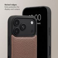 Selencia Nova Phone Case with Cord and Card Holder Apple iPhone 18 Pro / 17 Pro - Mocha Brown