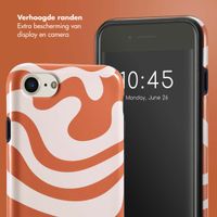 Selencia Vivid Tough Backcover iPhone SE (2022 / 2020) / 8 / 7 / 6(s) - Dream Swirl Orange