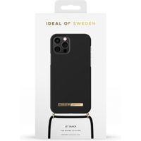 iDeal of Sweden Ordinary Necklace Case iPhone 12 (Pro) - Jet Black