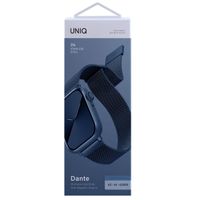 Uniq Dante Mesh Milanese stalen bandje Apple Watch Series 1 t/m 10 / SE / Ultra (2) (44/45/46/49 mm) - Cobalt Blue